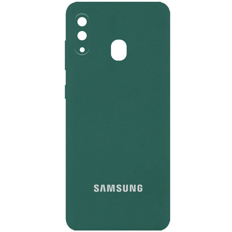 

Чехол Silicone Cover Full Camera (AA) для Samsung Galaxy A20 (A205F) Зеленый / Pine green (206260)
