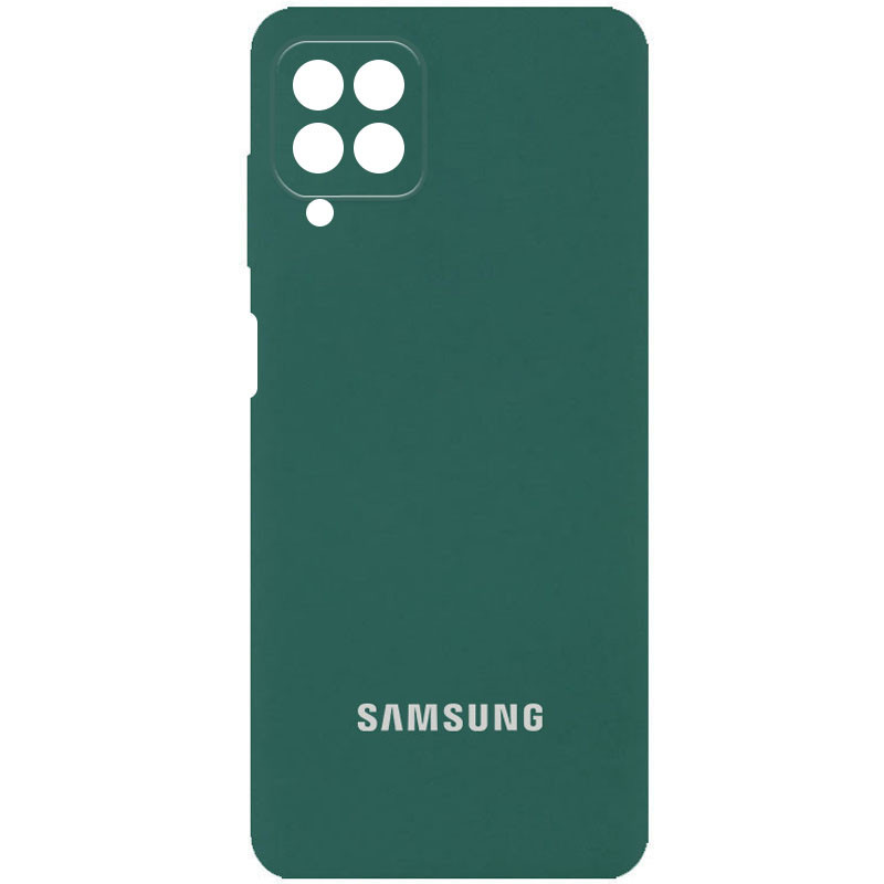 

Чохол Silicone Cover Full Camera (AA) для Samsung Galaxy A22 4G (Зелений / Pine green)