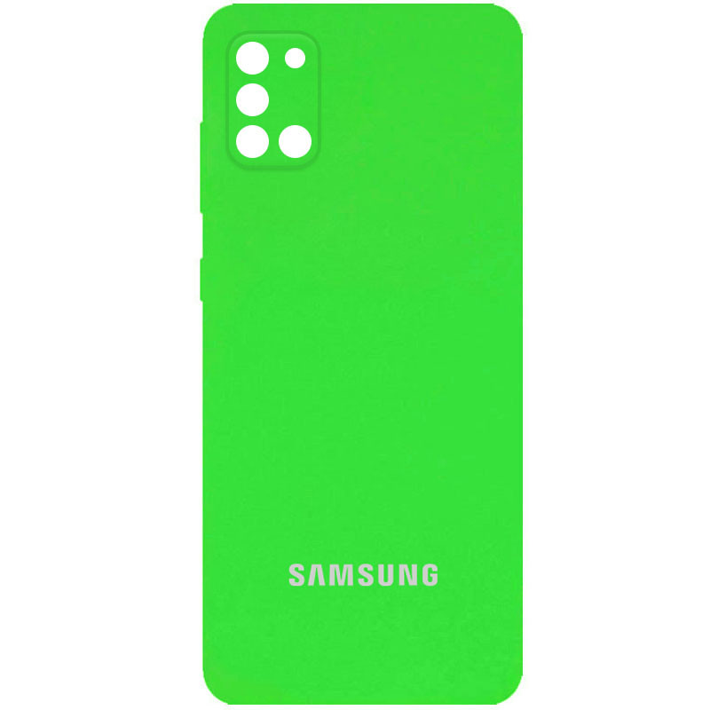 

Чохол Silicone Cover Full Camera (AA) для Samsung Galaxy A31 (Салатовий / Neon green)