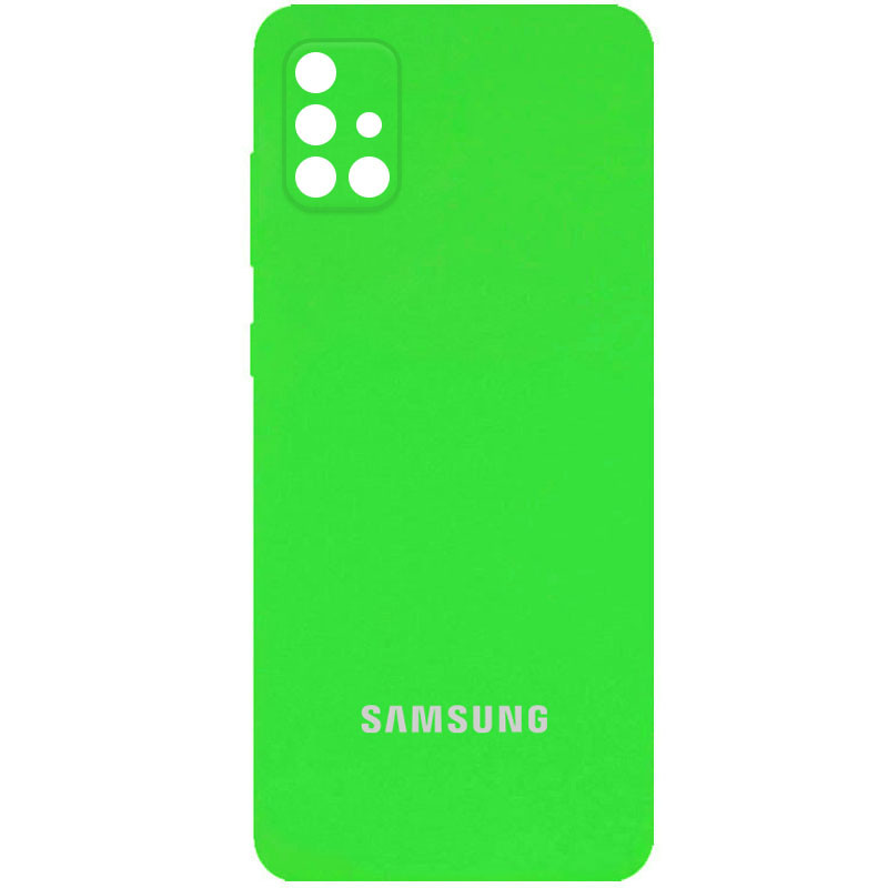 

Чохол Silicone Cover Full Camera (AA) для Samsung Galaxy A51 (Салатовий / Neon green)