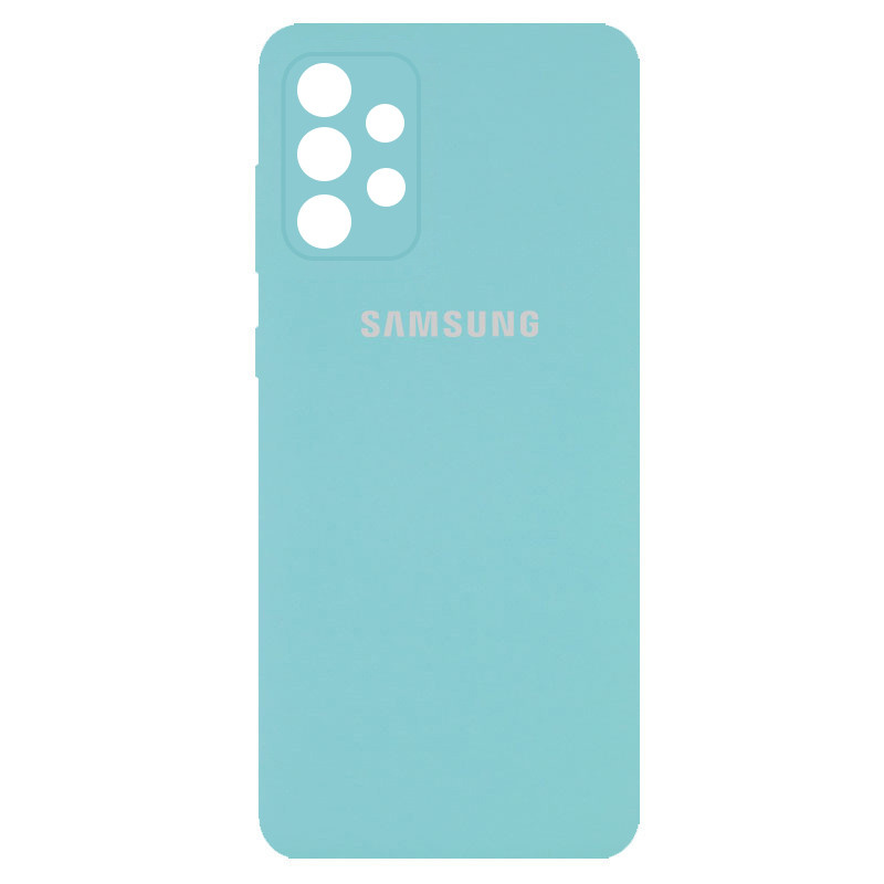 

Чехол Silicone Cover Full Camera (AA) для Samsung Galaxy A52 4G / A52 5G / A52s Бирюзовый / Ice Blue (187180)