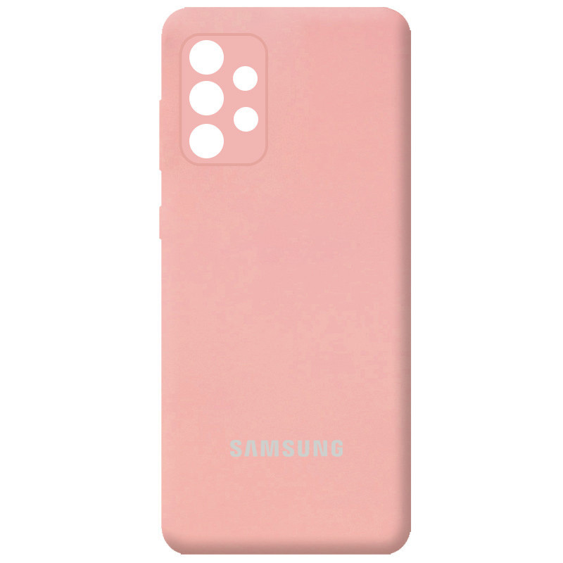 

Чохол Silicone Cover Full Camera (AA) для Samsung Galaxy A52 (Рожевий / Light pink)