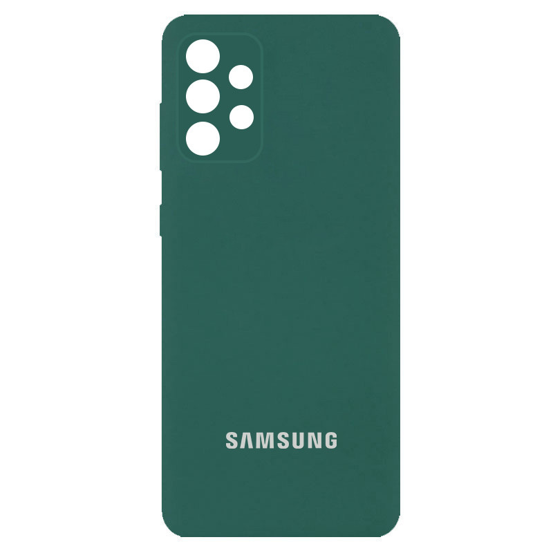 

Чохол Silicone Cover Full Camera (AA) для Samsung Galaxy A53 5G (Зелений / Pine green)