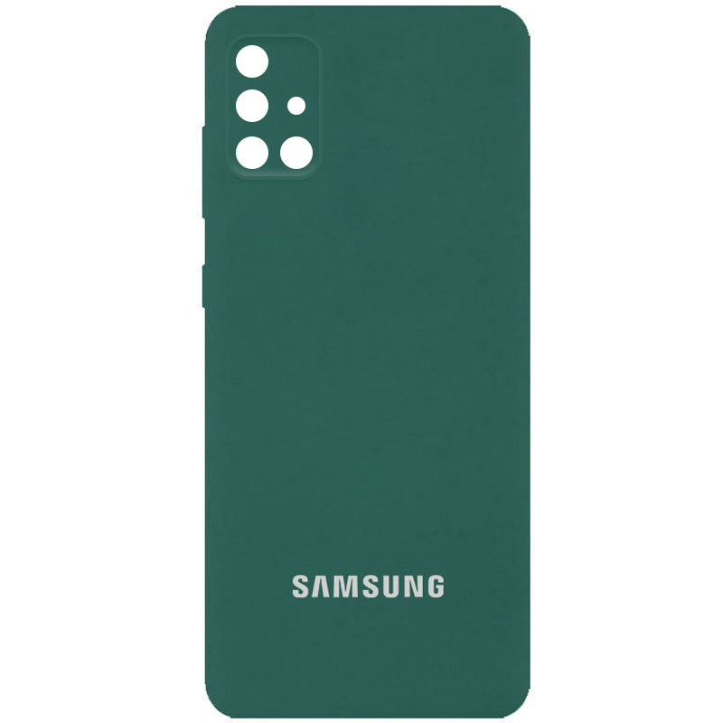 

Чехол Silicone Cover Full Camera (AA) для Samsung Galaxy A71 Зеленый / Pine green (206398)