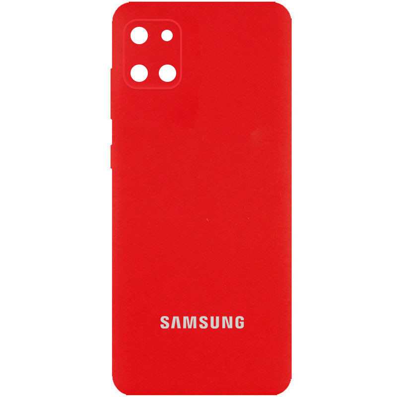 

Чохол Silicone Cover Full Camera (AA) для Samsung Galaxy Note 10 Lite (A81) (Червоний / Red)