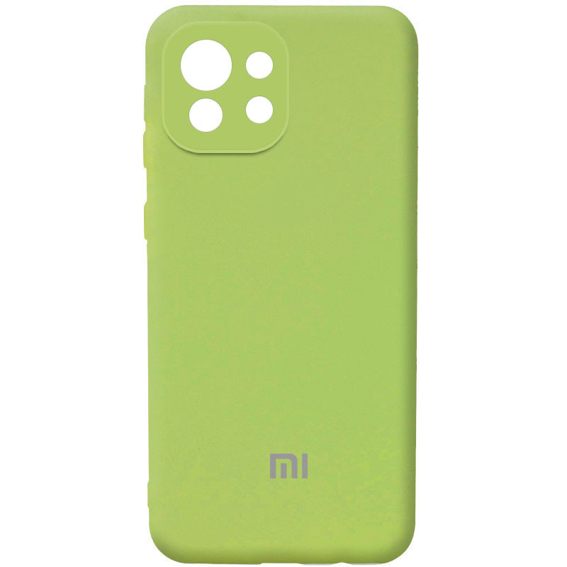 

Чохол Silicone Cover Full Camera (AA) для Xiaomi Mi 11 Lite (М'ятний / Mint)