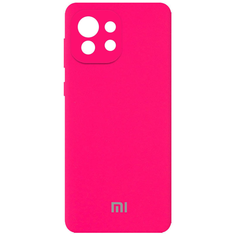 

Чохол Silicone Cover Full Camera (AA) для Xiaomi Mi 11 Lite (Рожевий / Barbie pink)