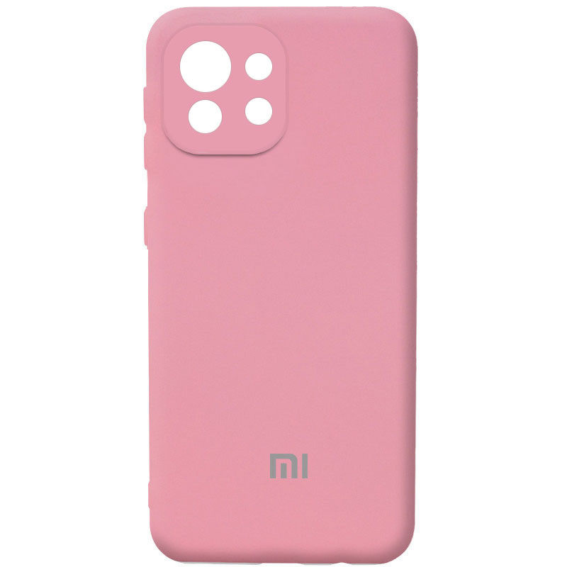 

Чохол Silicone Cover Full Camera (AA) для Xiaomi Mi 11 Lite (Рожевий / Pink)