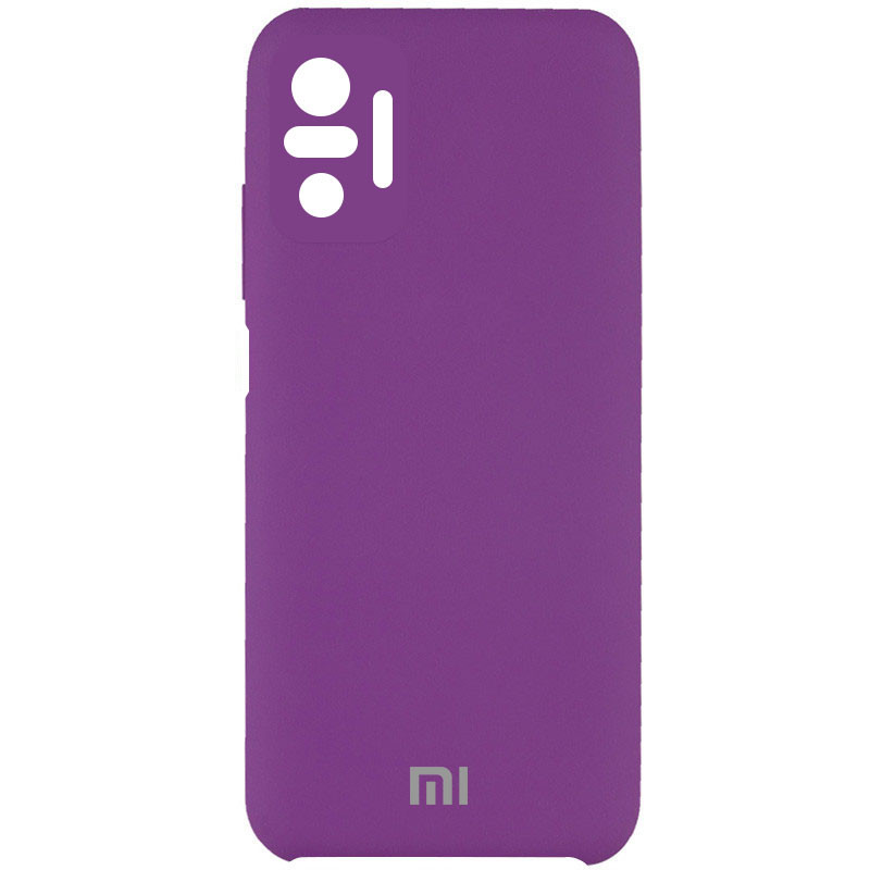 

Чохол Silicone Cover Full Camera (AAA) для Xiaomi Redmi Note 10 Pro (Фіолетовий / Grape)