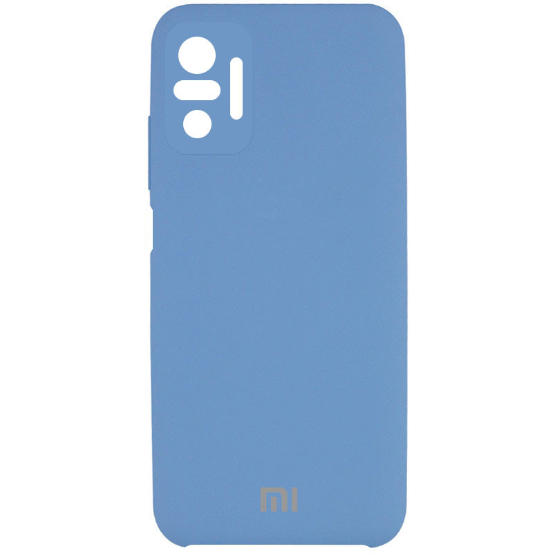 

Чехол Silicone Cover Full Camera (AAA) для Xiaomi Redmi Note 10 Pro / 10 Pro Max Синий / Denim Blue (184698)