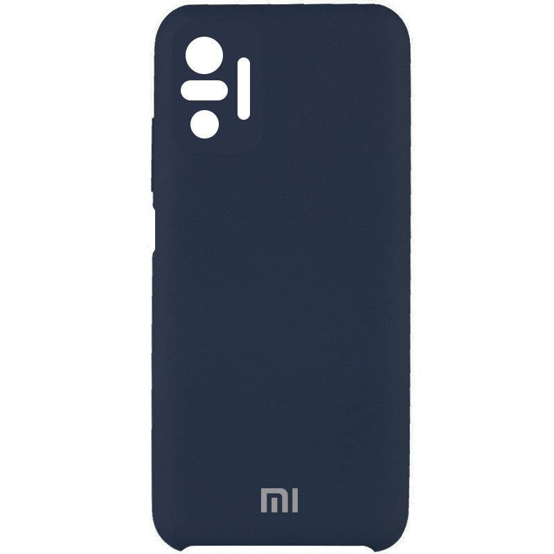 

Чохол Silicone Cover Full Camera (AAA) для Xiaomi Redmi Note 10 Pro (Синій / Midnight blue)