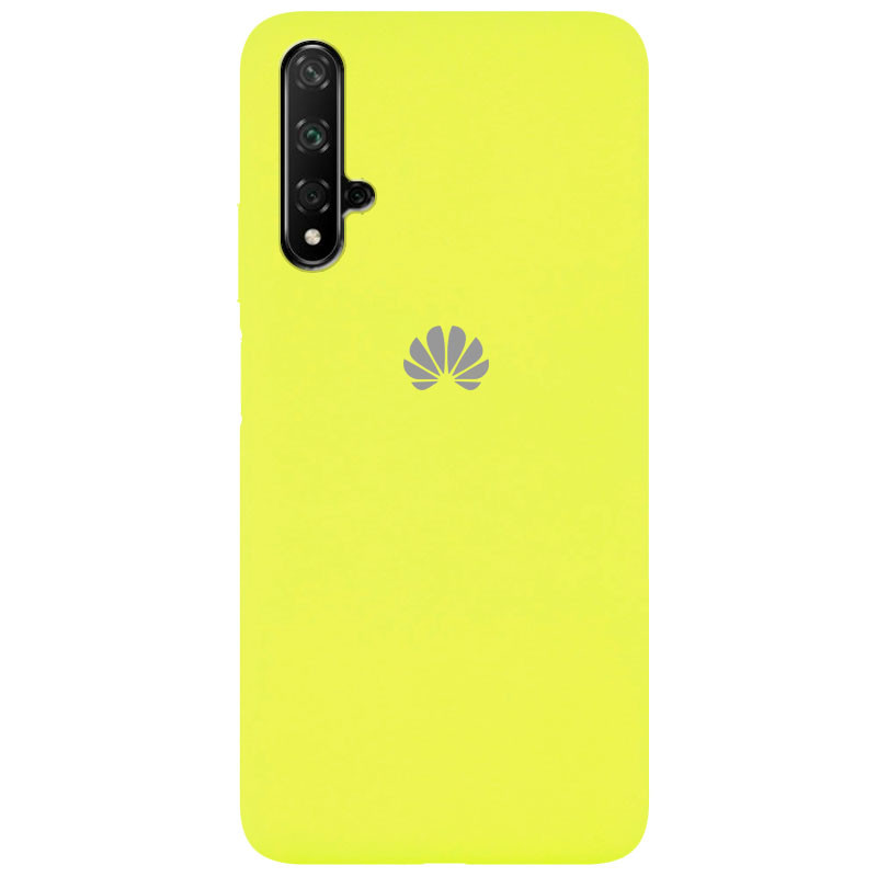

Чехол Silicone Cover Full Protective (AA) для Huawei Nova 5T Желтый / Flash (154274)
