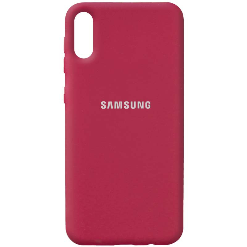 

Чехол Silicone Cover Full Protective (AA) для Samsung Galaxy A02 Красный / Rose Red (174596)