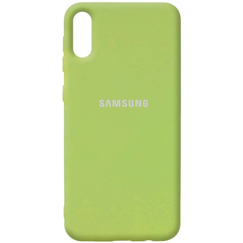 

Чехол Silicone Cover Full Protective (AA) для Samsung Galaxy A02 Мятный / Mint (174597)