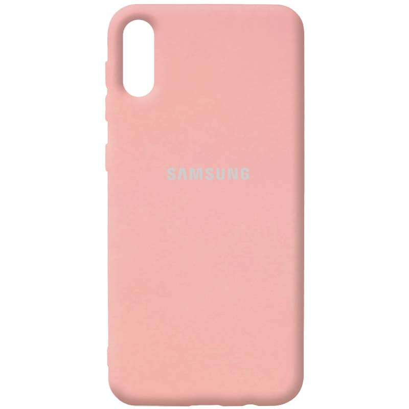 

Чехол Silicone Cover Full Protective (AA) для Samsung Galaxy A02 Розовый / Light pink (174605)