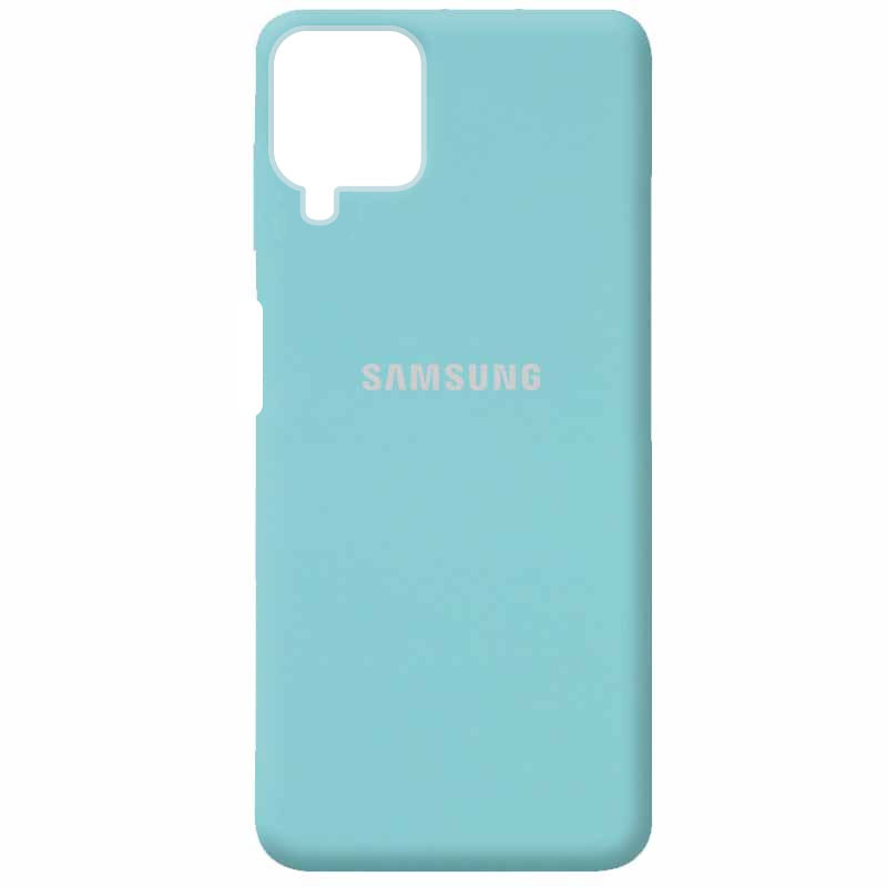 

Чехол Silicone Cover Full Protective (AA) для Samsung Galaxy A12 / M12 Бирюзовый / Ice Blue (174671)