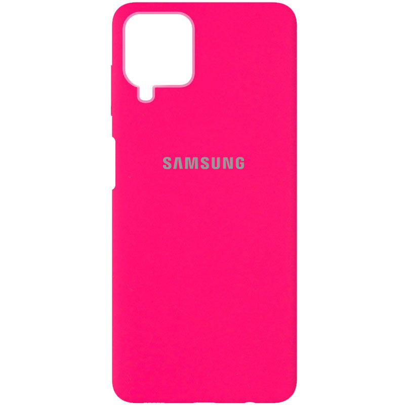 

Чехол Silicone Cover Full Protective (AA) для Samsung Galaxy A12 Розовый / Barbie pink (181134)