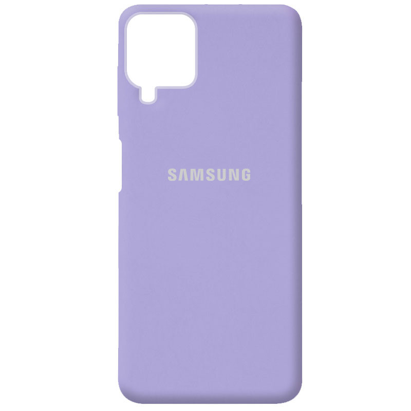 

Чохол Silicone Cover Full Protective (AA) для Samsung Galaxy A12 Nacho (Бузковий / Dasheen)