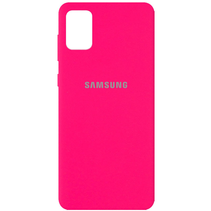 

Чохол Silicone Cover Full Protective (AA) для Samsung Galaxy A31 (Рожевий / Barbie pink)