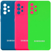 Чехол Silicone Cover Full Camera (AA) для Samsung Galaxy A32 4G