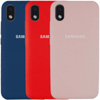 Чехол Silicone Cover Full Protective (AA) для Samsung Galaxy A01 Core