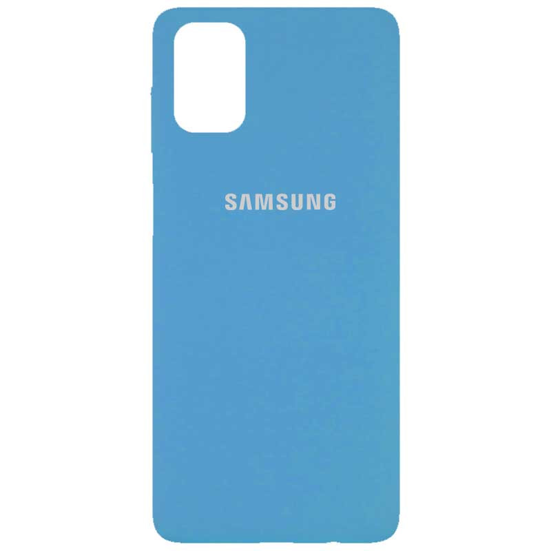 

Чохол Silicone Cover Full Protective (AA) для Samsung Galaxy M51 (Бірюзовий / Light blue)