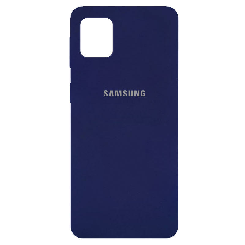 

Чехол Silicone Cover Full Protective (AA) для Samsung Galaxy Note 10 Lite (A81) Темно-синий / Midnight blue (156413)