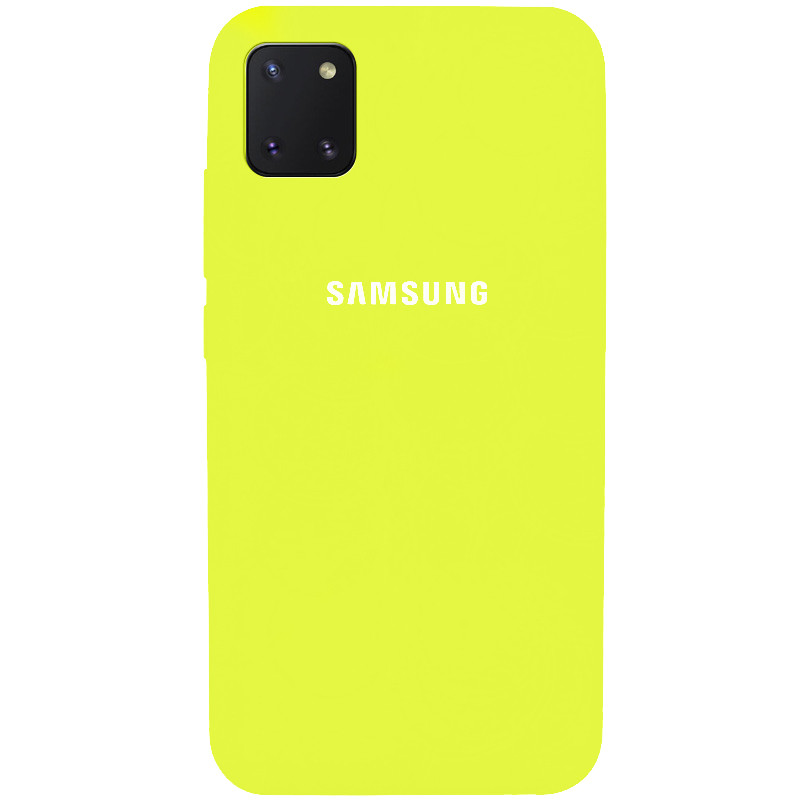 

Чехол Silicone Cover Full Protective (AA) для Samsung Galaxy Note 10 Lite (A81) Желтый / Flash (154314)