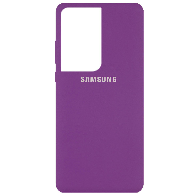 

Чехол Silicone Cover Full Protective (AA) для Samsung Galaxy S21 Ultra Фиолетовый / Grape (166954)