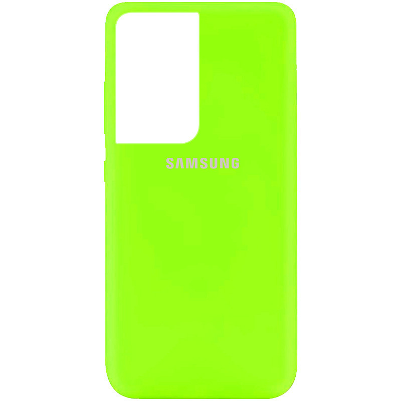 

Чехол Silicone Cover Full Protective (AA) для Samsung Galaxy S21 Ultra Салатовый / Neon green (166937)