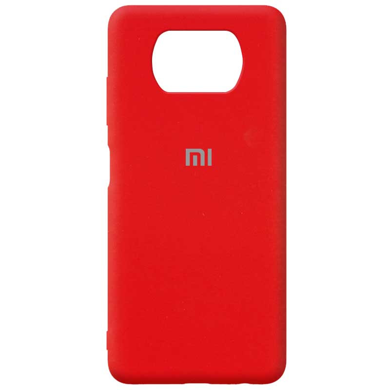 

Чехол Silicone Cover Full Protective (AA) для Xiaomi Poco X3 Pro Красный / Red (156393)