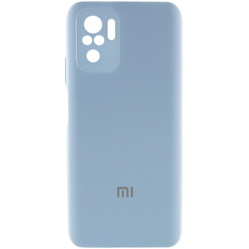 

Чохол Silicone Cover Full Camera (AA) для Xiaomi Redmi Note 10 (Блакитний / Lilac Blue)