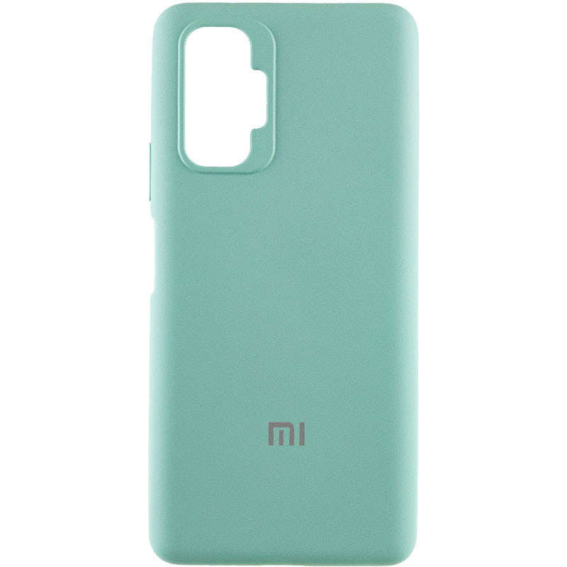 

Чохол Silicone Cover Full Protective (AA) для Xiaomi Redmi Note 10 Pro (Бірюзовий / Ice Blue)