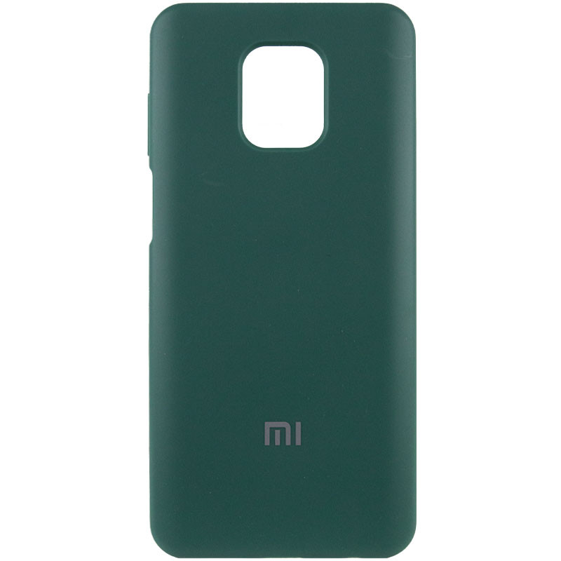 

Чохол Silicone Cover Full Protective (AA) для Xiaomi Redmi Note 9 Pro Max (Зелений / Pine green)