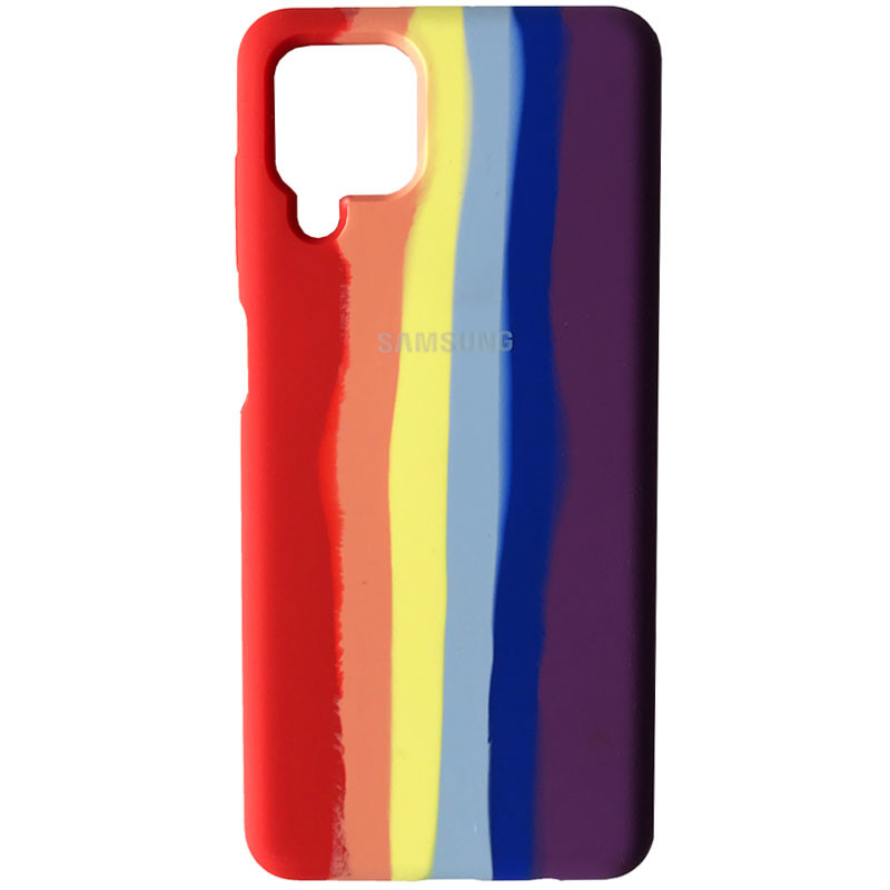 

Чохол Silicone Cover Full Rainbow для Samsung Galaxy A22 4G (Червоний / фіолетовий)