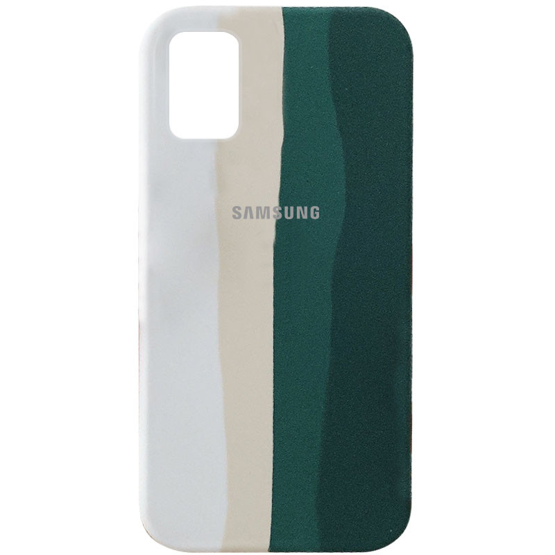 

Чехол Silicone Cover Full Rainbow для Samsung Galaxy A51 Белый / Зеленый (192984)