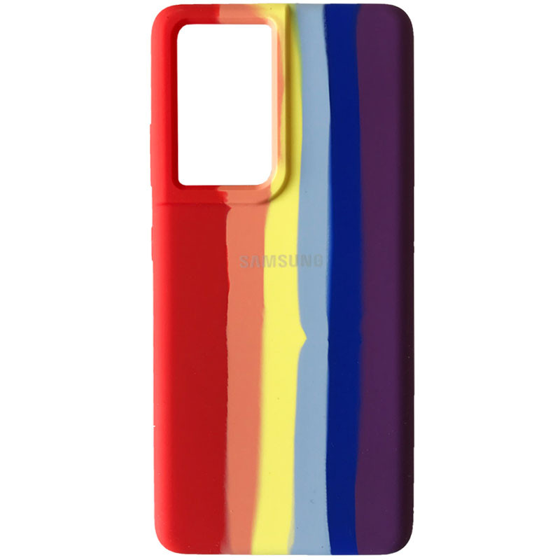 

Чохол Silicone Cover Full Rainbow для Samsung Galaxy A52 (Червоний / фіолетовий)