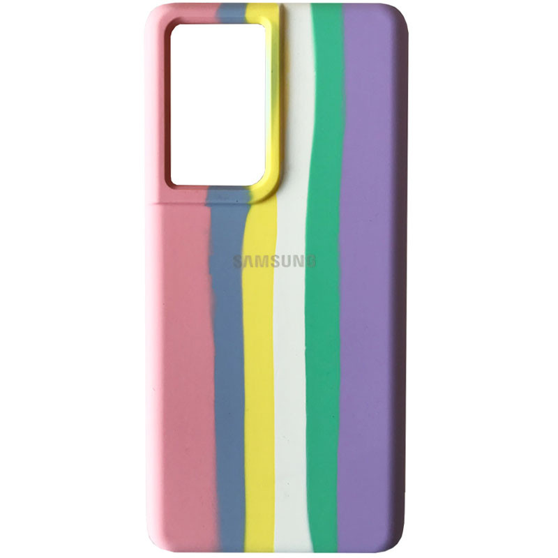 

Чохол Silicone Cover Full Rainbow для Samsung Galaxy A52 (Рожевий / бузковий)