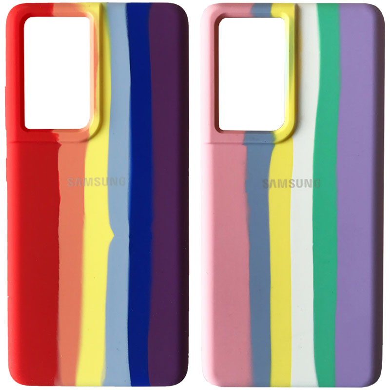 

Чехол Silicone Cover Full Rainbow для Samsung Galaxy S21 Ultra (185619)