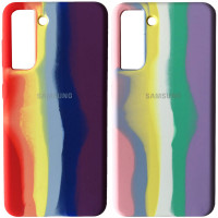Чехол Silicone Cover Full Rainbow для Samsung Galaxy S21+