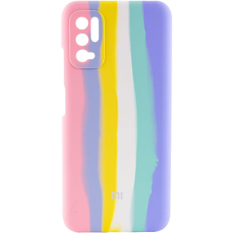 

Чехол Silicone Cover Full Rainbow для Xiaomi Redmi Note 10 5G / Poco M3 Pro Розовый / Сиреневый (193012)