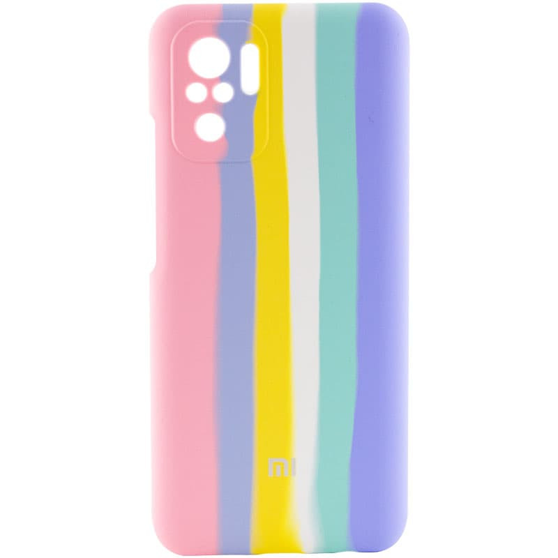 

Чехол Silicone Cover Full Rainbow для Xiaomi Redmi Note 10 / Note 10s Розовый / Сиреневый (193019)