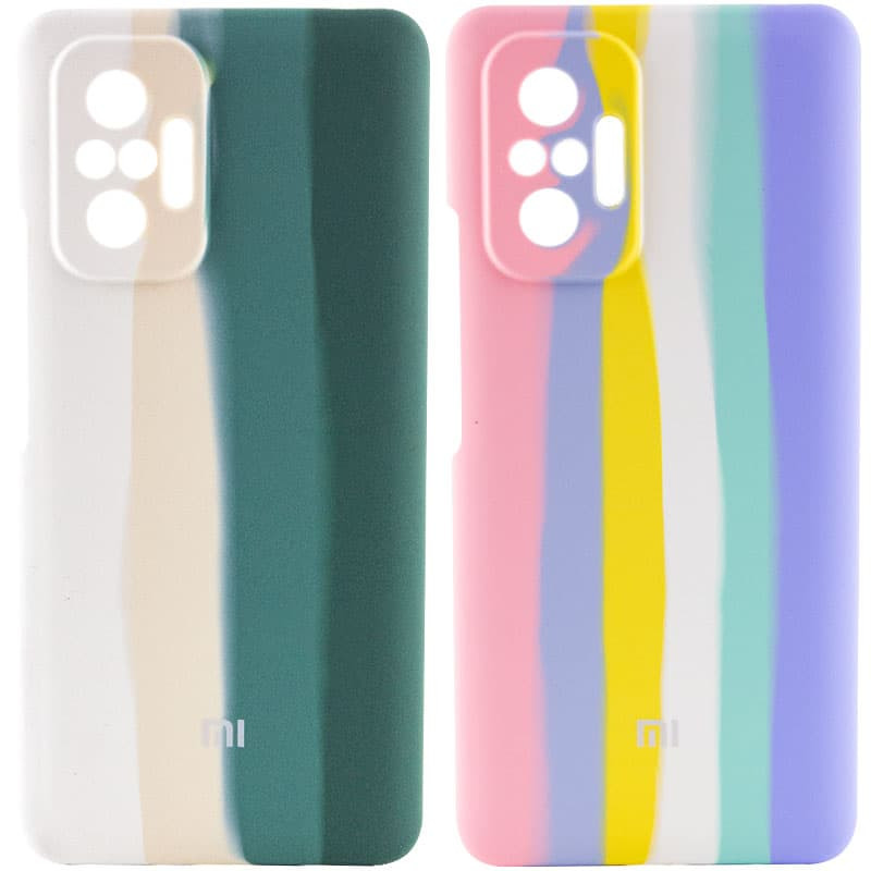 

Чехол Silicone Cover Full Rainbow для Xiaomi Redmi Note 10 Pro Max (185642)