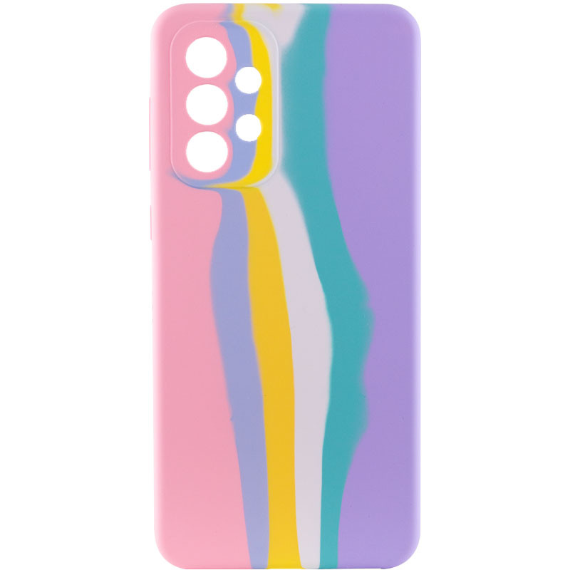 

Чохол Silicone Cover Full Rainbow without logo для Samsung Galaxy A33 5G (Рожевий / бузковий)