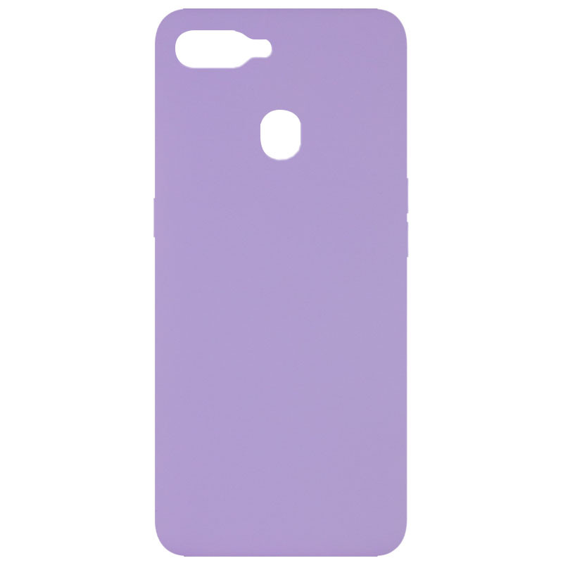 

Чохол Silicone Cover Full without Logo (A) для Oppo A12 (Бузковий / Dasheen)