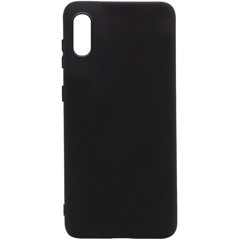 

Чохол Silicone Cover Full without Logo (A) для Samsung Galaxy A02 (Чорний / Black)