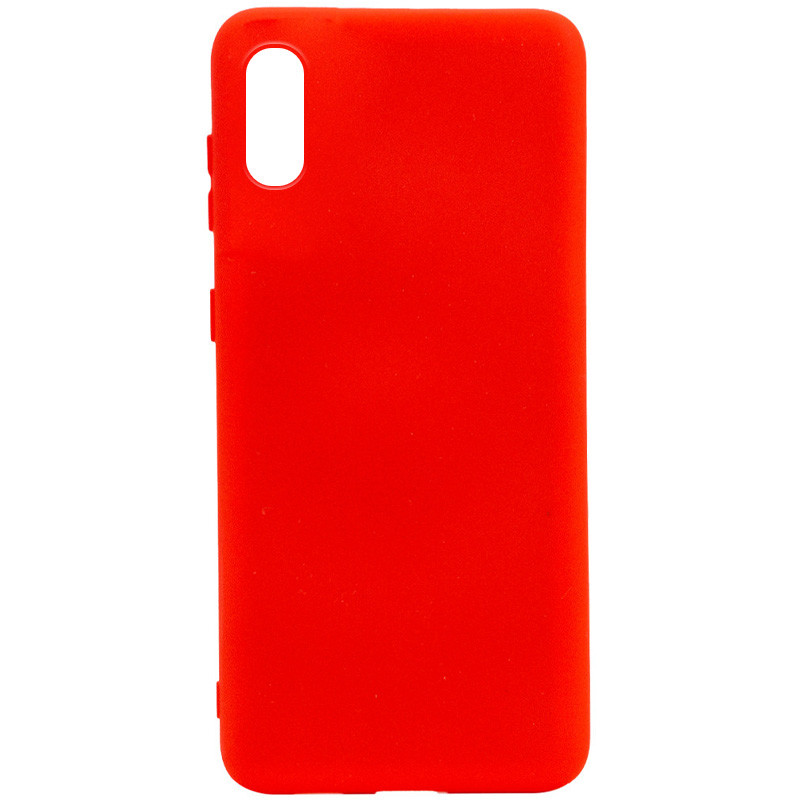 

Чохол Silicone Cover Full without Logo (A) для Samsung Galaxy A02 (Червоний / Red)