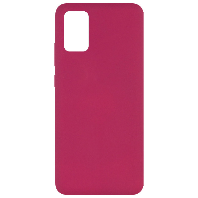 

Чохол Silicone Cover Full without Logo (A) для Samsung Galaxy A02s (Бордовий / Marsala)