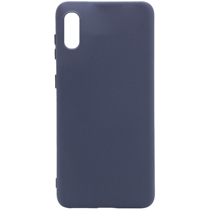 

Чохол Silicone Cover Full without Logo (A) для Samsung Galaxy A02 (Синій / Midnight blue)