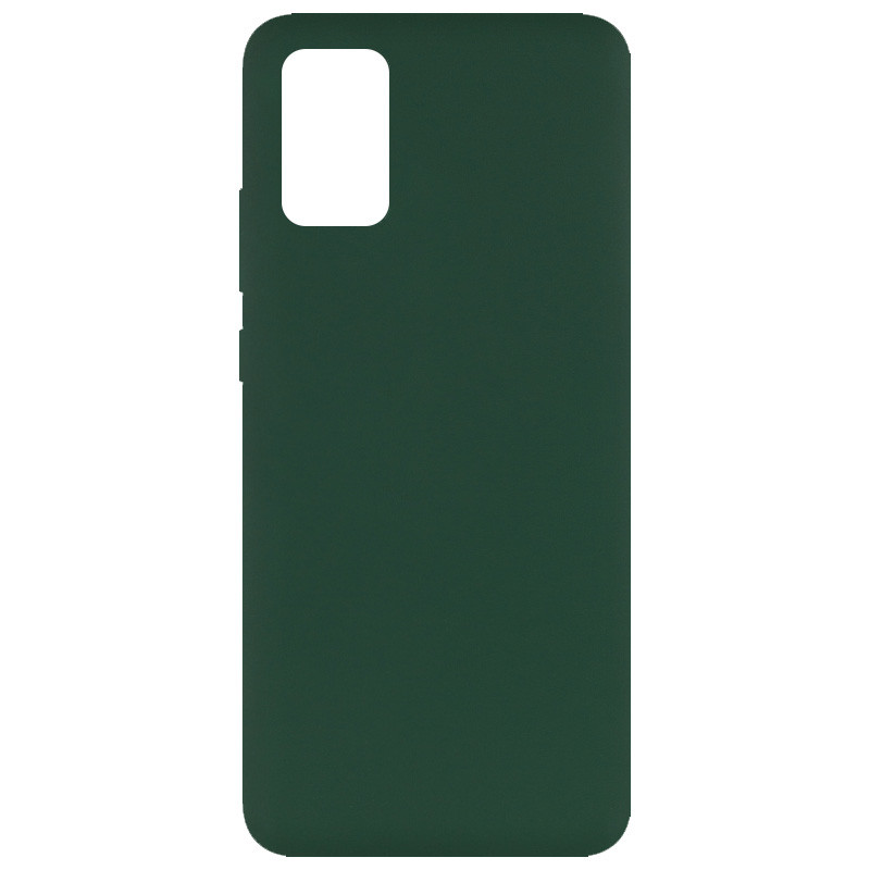 

Чохол Silicone Cover Full without Logo (A) для Samsung Galaxy A02s (Зелений / Dark green)